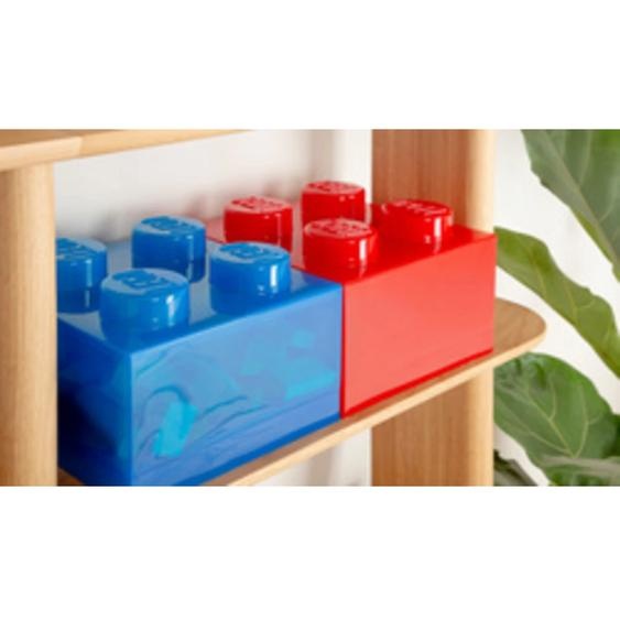 Brique de rangement STORAGE BRICK 4 TOP LID, rouge