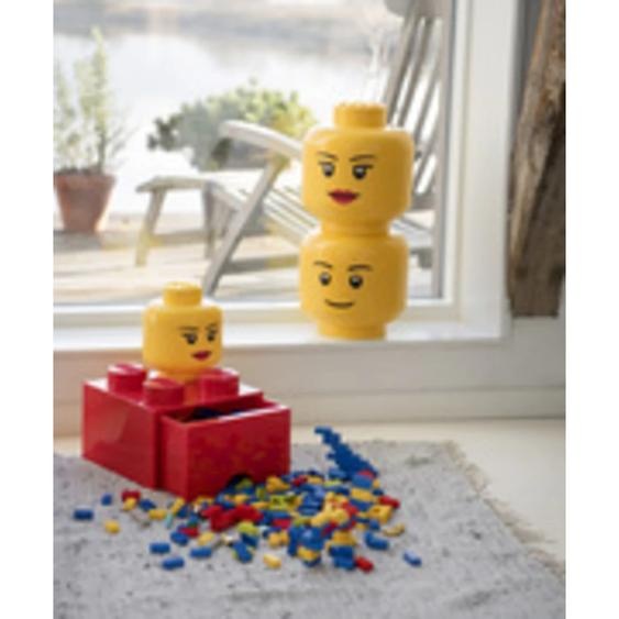 Mini-boîte en forme de tête STORAGE HEAD BOY, jaune
