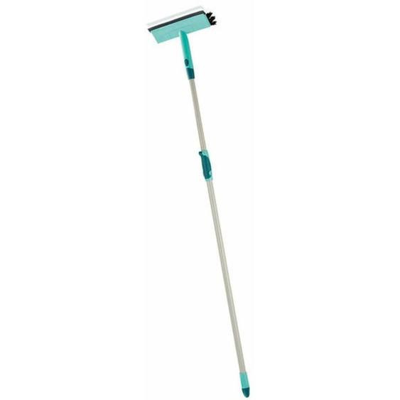 Leifheit - Nettoyage - Raclette à vitre avec brosse et manche télescopique 110-190 cm 51104