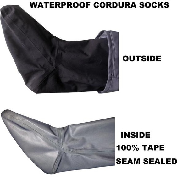 lenfunkayak Chaussettes imperméables en tissu, une paire, prix pour combinaison sèche, pantalon sec de remplacement, kayak, pêche, plongée