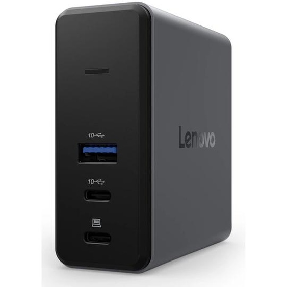Lenovo X9 Charging GaN Dock, Avec fil, USB 3.2 Gen 2 (3.1 Gen 2) Type-C, 60 W, Gris, MicroSD (TransFlash), 3840 x 2160 pixels 40BD0065EU