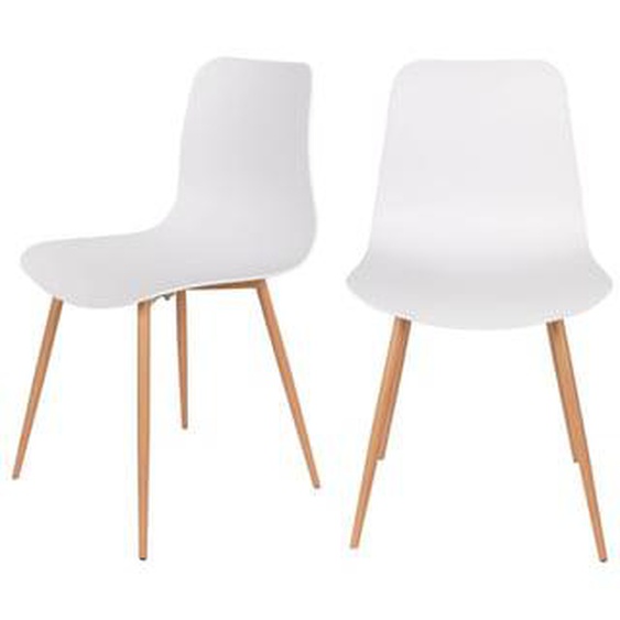 Leon - Lot de 2 chaises en résine
