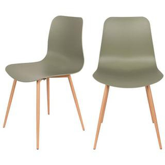 Leon - Lot de 2 chaises en résine