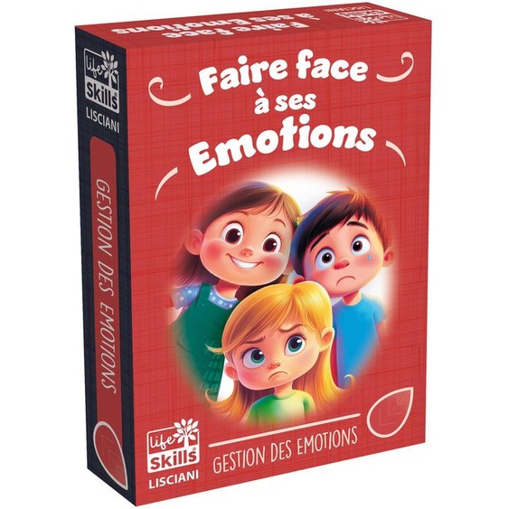 Les Jeux Des Émotions, 84 Cartes Illustrées, Jeu Gestion Des Émotions Pour Enfants Multicolore