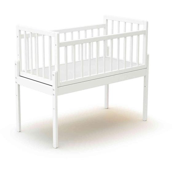 Berceau cododo blanc en bois + matelas 40x80