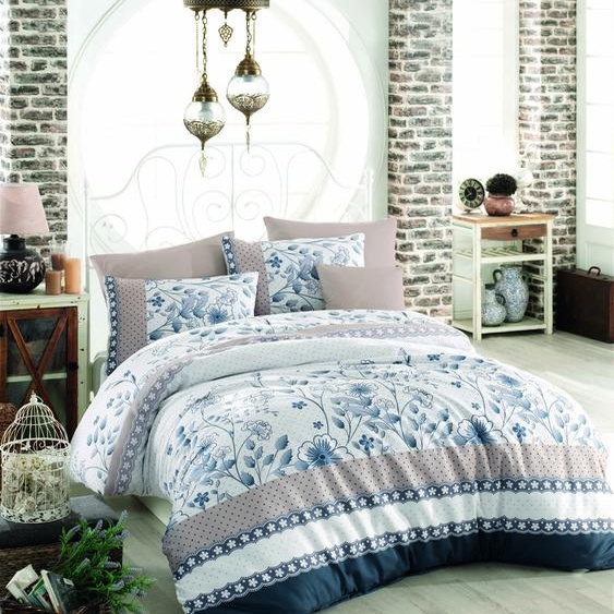 LEssentiel Linge de Maison, Adal- PRL3228, Bleu, Couettes, 100 % coton renforcé