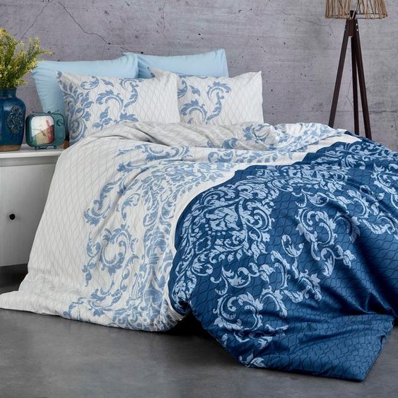 LEssentiel Linge de Maison, Adal- PRL3241, Bleu,Blanc, Couettes, 100% coton ranforce