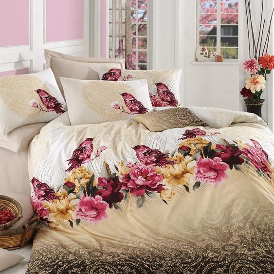 LEssentiel Linge de Maison, Adal- PRL7845, Marron, Couettes, 100 % coton renforcé