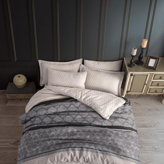 LEssentiel Linge de Maison, Begonvilla- EPJ6441, Gris, couettes, 65% coton / 35% polyester