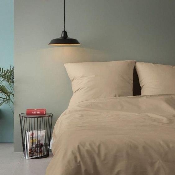 LEssentiel Linge de Maison, Beige, Ranforce Ensemble housse de couette king-size (FR), Beige, 100 % COTON RANFORCE, 240 x 220 cm