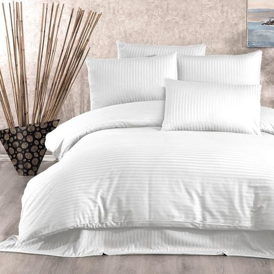 LEssentiel Linge de Maison, Lilyum - White, Ensemble housse de couette king-size (FR), 70 % POLYESTER / 30 % COTON, blanc, 240 x 220 cm