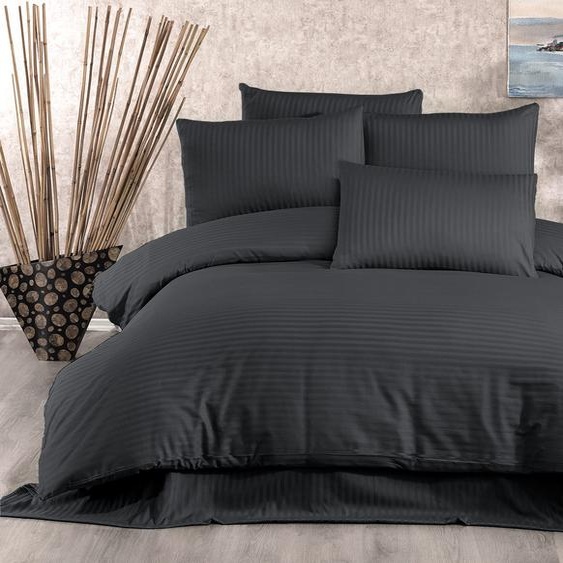 LEssentiel Linge de Maison, Lilyum- WTN6210, Anthracite, couettes, 100% satin de coton