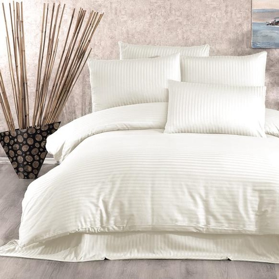 LEssentiel Linge de Maison, Lilyum- WTN6210, crème, couettes, 100% satin de coton