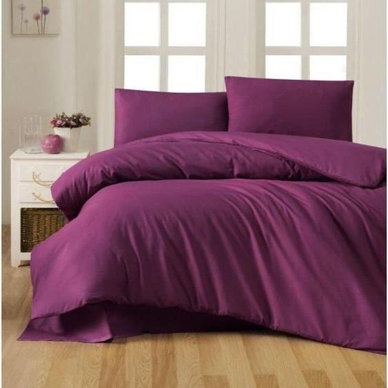 LEssentiel Linge de Maison, Purple, Ranforce Ensemble housse de couette king-size (FR), 100 % COTON RANFORCE, Violet, 240 x 220 cm