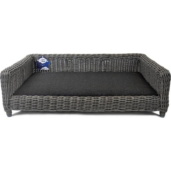 Lets Sleep Cozy Basket Panier en osier Pour chiens L Anthracite