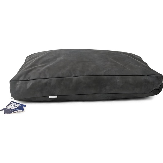 Lets Sleep Plush Pillow Lit pour chien anthracite, taille : M
