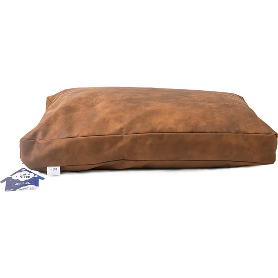 Lets Sleep Plush Pillow lit pour chien cognac, taille : XL