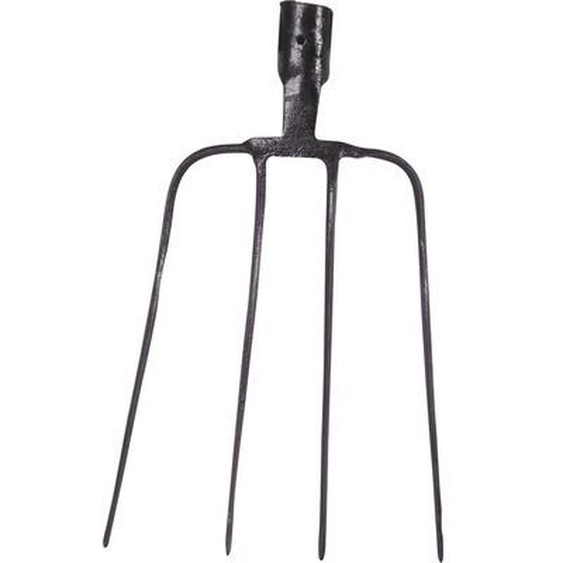 Levior Fourche à foin forgée 4 dents 20x52cm