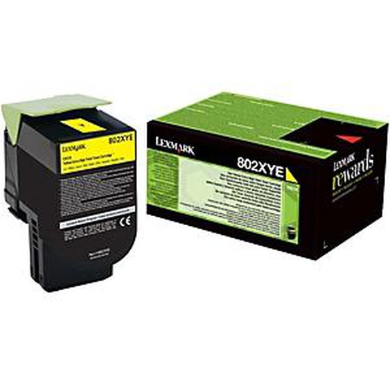 Lexmark Cartouche toner 80C2XYE, 4000 pages, jaune
