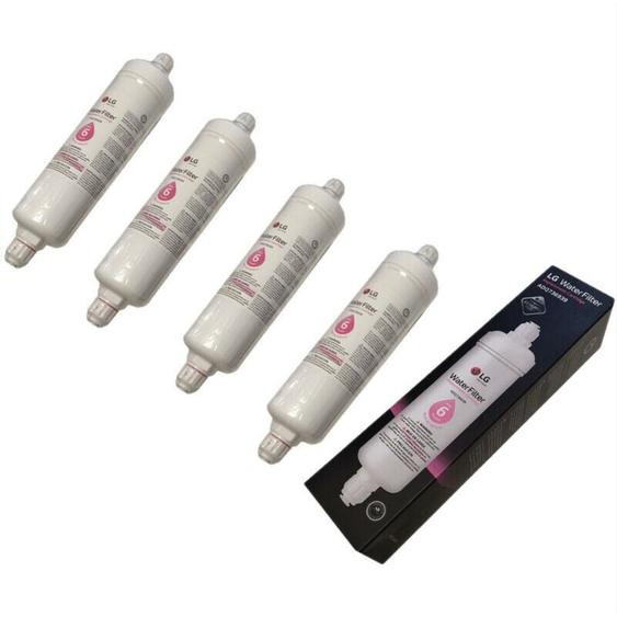 Lot de 4 filtres à eau externe pour Réfrigérateur LG ADQ73693901