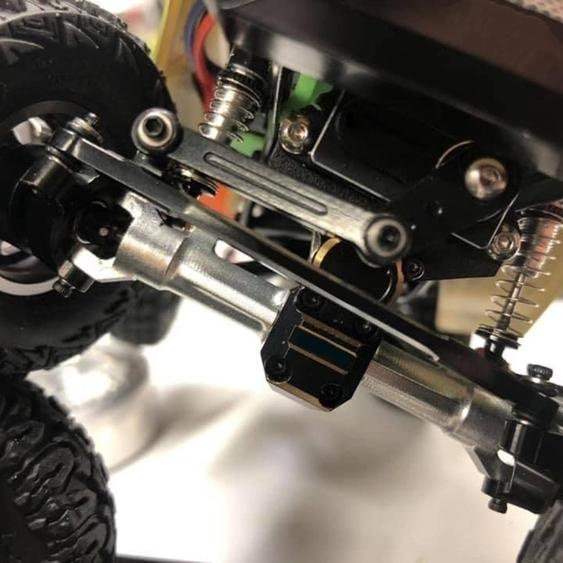 Liaisons de direction en alliage daluminium Compatible avec 1/24 Axial SCX24 90081 AXI00005 C10 AXI00006 AXI00002 RC Car