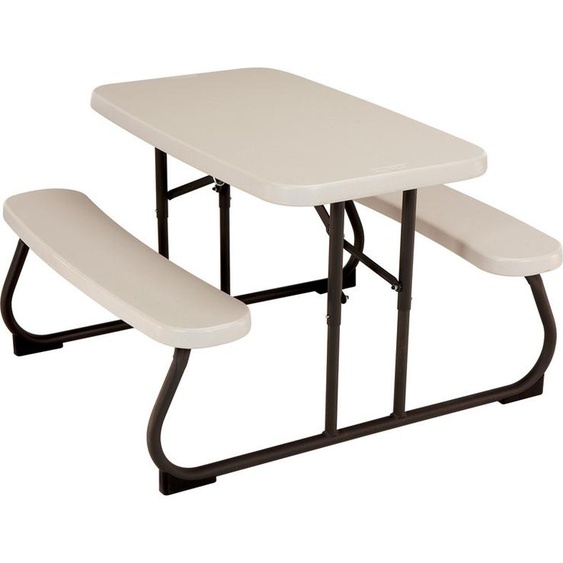 Lifetime Table en plastique pour enfants gris clair 83x90x54 cm