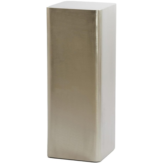 Light & Living ALURIO colonne en métal en nickel satiné – 30,5x30,5x80 cm