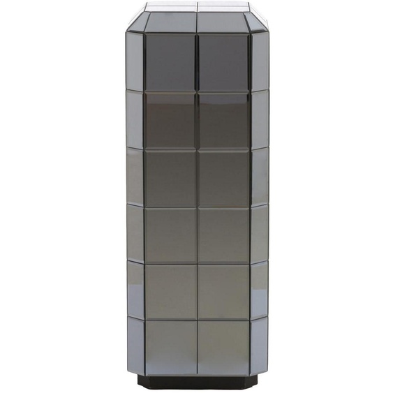 Light & Living Colonne LUCIANO en verre fumé – 30x30x80 cm