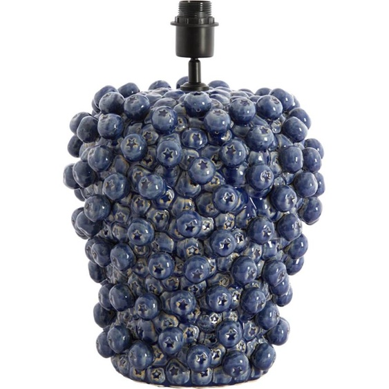 Light & Living - lampe de table - Berries - bleu - céramique - Ø 32cm - E27 - 1742880