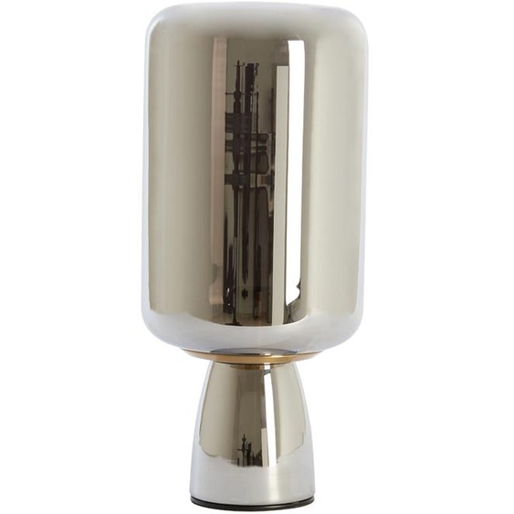 Light & Living - lampe de table - Lotta - argent - verre - lampe en verre coloré - E27 - 1880112