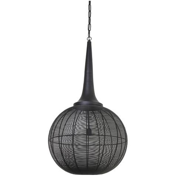 Light & Living - suspension - Adrienne - noir - métal - lampe en fil métallique - E27 - 3067012