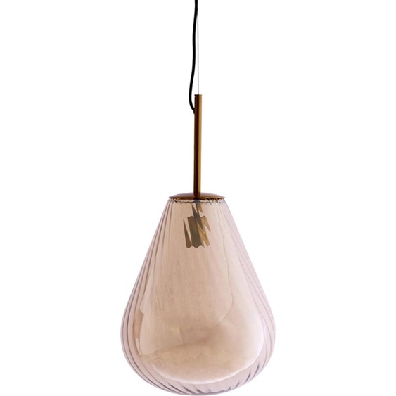 Light & Living - suspension - Leona - bronze - verre - Ø 33cm - E27 - 2994818