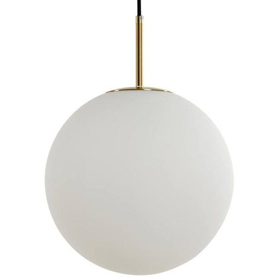 Suspension - blanc - Medina - verre - Ø 40cm - E27 - 2958826 - Light & Living