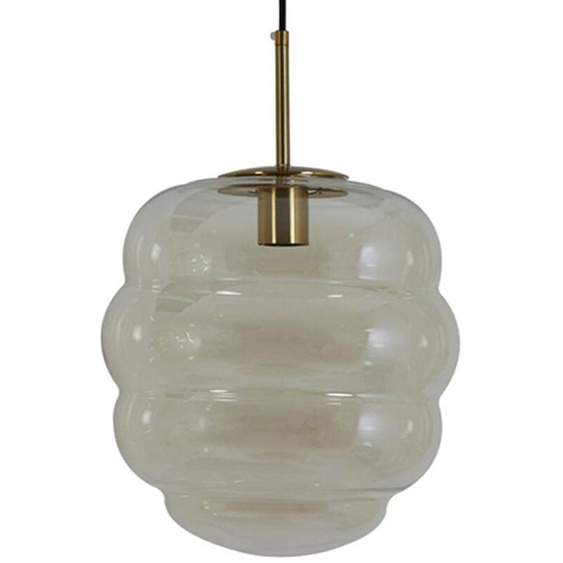 Suspension - or - MISTY - verre - Ø 30cm - E27 - 2961283 - Light & Living