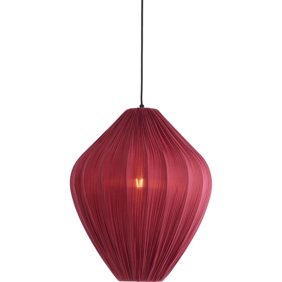 Light & Living - suspension - Verita - rouge - textile - Ø 47cm - E27 - 2993617