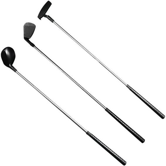 liilaimic Ensemble de clubs de golf pour enfants, putters de golf légers en acier inoxydable, fournitures de jeu de golf multifonctions détachables pour garçons et filles