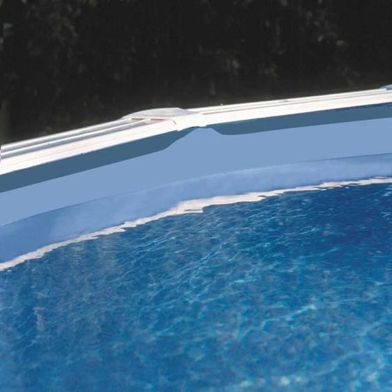 Liner 0,40 bleu uni piscine ovale 7,30m x 3,75m x 1,32m
