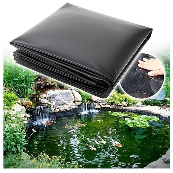 Liner de bassin pour bassin à poissons, piscine, à membrane renforcée 3 m x 2 m 20S(0.20mm),membrane de piscine
