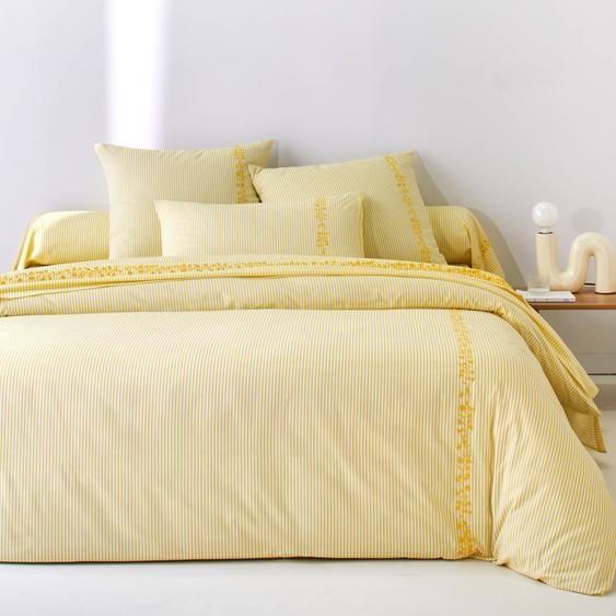 Linge de lit Faustine en coton imprimé -