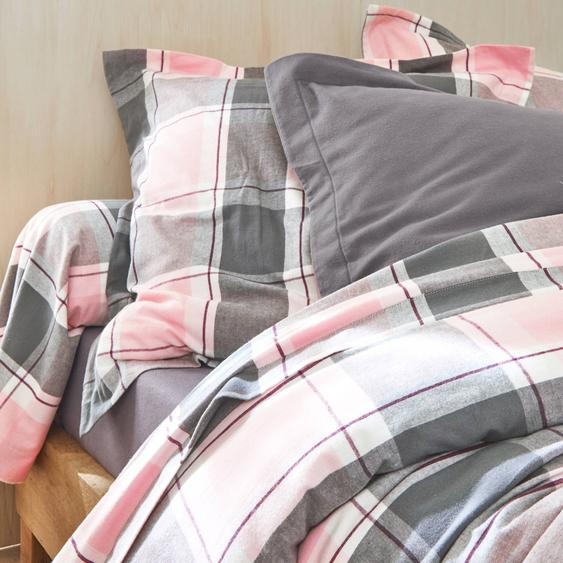 Linge de lit Scott flanelle tissé teint -