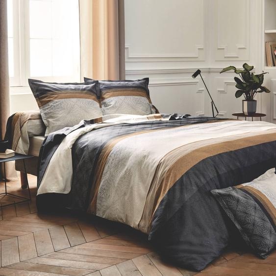 Linge de lit Tiago satin de coton imprimé -