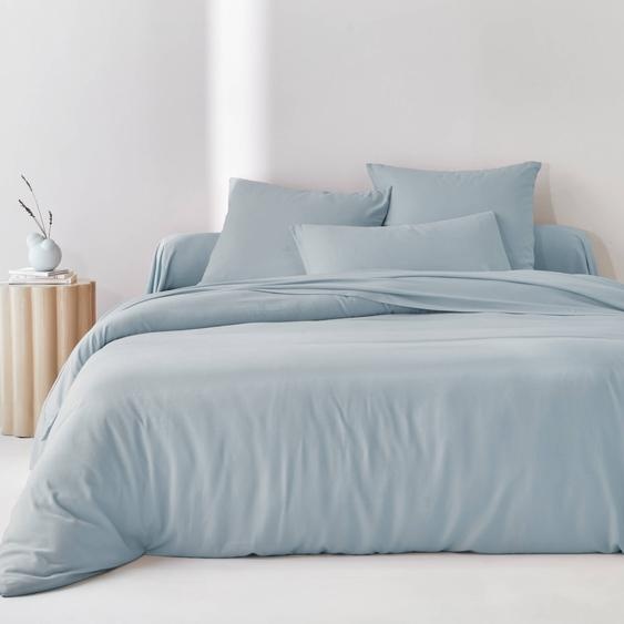 Linge de lit uni en bambou et en lin** -