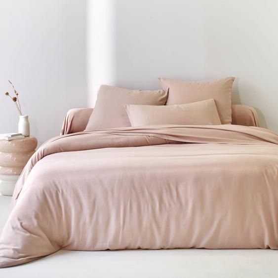 Linge de lit uni en bambou et en lin** -