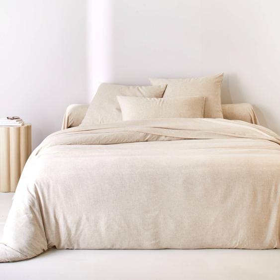 Linge de lit uni en bambou et en lin** -