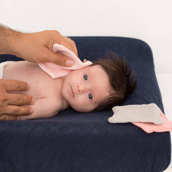 Lingettes Lavables Oeko Tex Rose