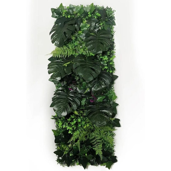 Linhongbin Fleur artificielle pour jardin, 120x40cm, plante, mur, vert, mousse, accessoires, pelouse vibrante