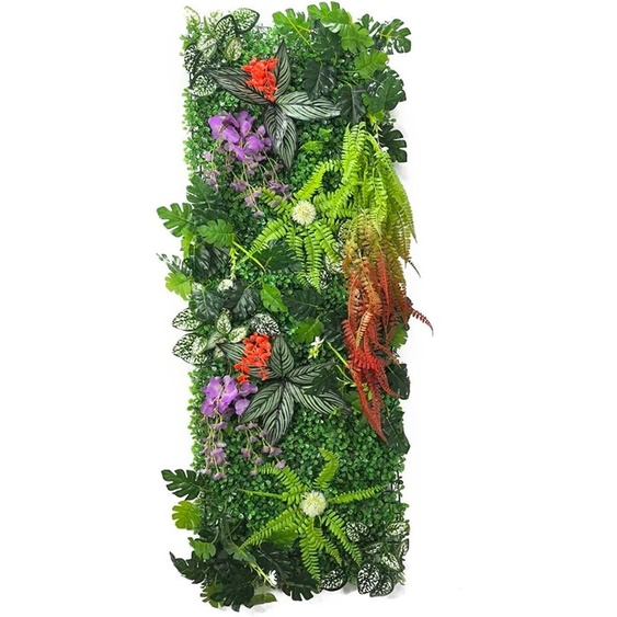 Linhongbin Plante de pelouse artificielle 40x120CM, herbe verte, branche verte, décoration de maison avec panneau de mousse de glycine simulée