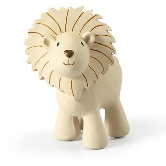 Lion En Caoutchouc Naturel Beige