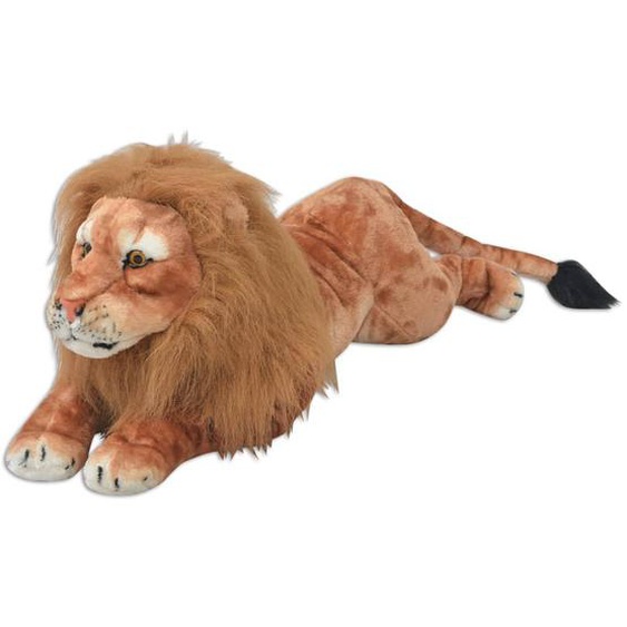 Lion en peluche Marron XXL