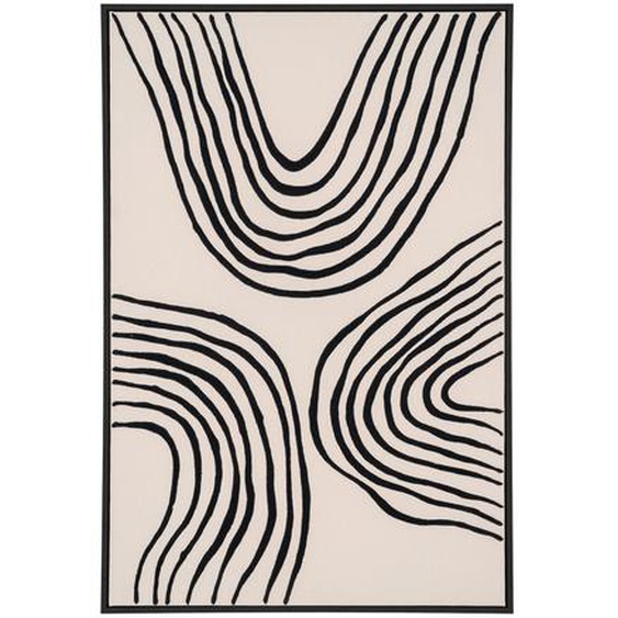 Lipari - Tableau contemporain - Couleur - Noir et blanc, Dimensions - 90x60 cm